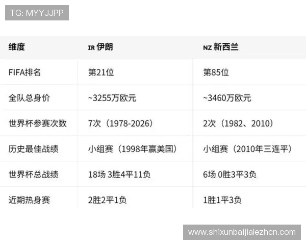 伊朗队与新西兰队6月16日世界杯比赛历史交锋纪录与战绩分析